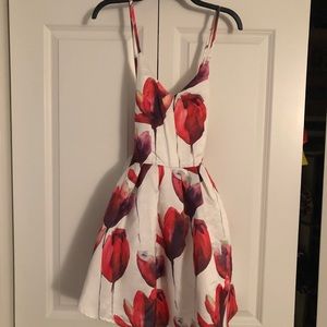 Short floral dress